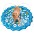 Portable Outdoor 1M Splash Pad for Pets & Kids(Alphabet Style) - Summer Cooling Fountain for Backyard & Garden