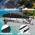 Black Heavy-Duty V-Hull Shield for 11 to 13 FT Yachts - All-Weather Water / Dust / UV Resistant 190T Silver Coated  Marine Protector