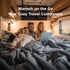 Grey Ultra-Soft Coral Fleece Blanket – Lightweight Summer Throw for Office Naps, Air Conditioning, and Cozy Home Use(70*100cm)