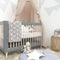 Khaki Nordic Style 7-Layer Tulle Bed Canopy 300cm Extra Long 60cm Dome for Australian Kids Bedroom Nursery and Playroom Decor