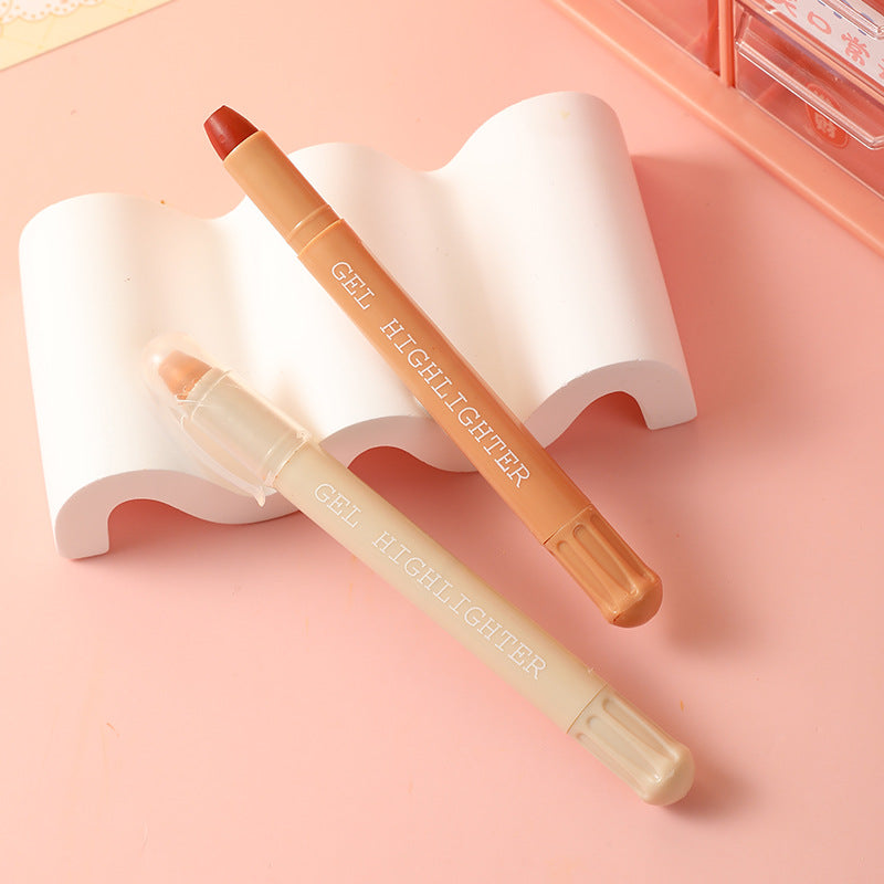 Morandi Color Solid Gel Highlighters 8 Pack No Bleed Dry Highlighter Pens for School Office Journaling and Aussie Students Stationery Kit