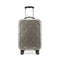 Grey 20 Inch Foldable Carry-on Suitcase with 360 Spinner Wheels and Combination Lock, Lightweight Space Saving Hard Shell Luggage for Australian Travel