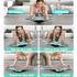Black Multi-functional Balance Board with Timer for Core Training and Fitness Entertainment, Home Workout Equipment for Abdominal Strength and Overall Conditioning
