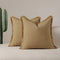 Yellow 2 Pack Bohemian Tassel Pillowcases Soft Washed Cotton Cushion Covers for Living Room Sofa Elegant Decor Solution for Local Standard Home Environments