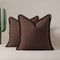 Caramelised brown 2 Pack Bohemian Tassel Pillowcases Soft Washed Cotton Cushion Covers for Living Room Sofa Elegant Decor Solution for Local Standard Home Environments