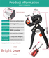 Black Handheld Grafting Shear with Replaceable Blades and Pruning Function for Tree Grafting and Branch Trimming Professional Garden Tool Local Standard Fit