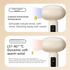 White Wireless Baby Hair Dryer with Constant Temperature and Negative Ion Technology for Gentle Hair and Skin Care, Ideal for Infants and Toddlers