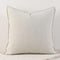 Cream White Nordic Herringbone Chenille Pillowcases 2 Pack 45x45cm for Sofa and Bed Soft Decorative Cushion Covers No Inserts Included Local Standard Fit Home Styling