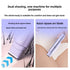 Purple Electric Hair Remover for Women Dual-Head Design Wireless Rechargeable Trimmer for Bikini and Full Body Painless Grooming for Local Professionals