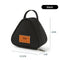 3-PCS Black Triangular Insulated Lunch Bag with Food-Grade Aluminum Lining for Heat Preservation and Freshness, Ideal for Meals, Snacks, Eggs, and Milk on the Go