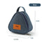 3-PCS Blue Triangular Insulated Lunch Bag with Food-Grade Aluminum Lining for Heat Preservation and Freshness, Ideal for Meals, Snacks, Eggs, and Milk on the Go