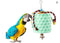 2-Pack Green Hanging Bird Chew Toy with Bell and Rope, Ideal for Parrots, Squirrels, and Rodents – Durable Wood-Based Grinding Stone for Beak Exercise and Enrichment