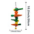 2-Pack Radish Vine Ball Skewers Bird Chew Toy for Parrots, Budgies, Hamsters, Rabbits & Small Pets – Hanging Carrot-Shaped Enrichment Toy with Natural Fibers for Beak Grinding and Mental Stimulation
