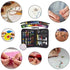 128-Piece Sewing Kit with 40 Colorful Thread Spools – Portable, Compact Sewing Set for Home, Travel & DIY Repairs