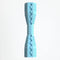 2-Pack Blue Hexagonal Pet Chew Toy – Durable Rubber Dog & Cat Teething Stick for Dental Care, Biting Relief and Mental Stimulation