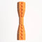 2-Pack Orange Hexagonal Pet Chew Toy – Durable Rubber Dog & Cat Teething Stick for Dental Care, Biting Relief and Mental Stimulation