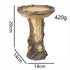 Whimsical Tree Stump Bird Bath – Resin Garden Decor with Fairy House Design for Outdoor & Patio