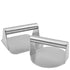 2-PCS Stainless Steel Meat Press Mold 11.2cm Diameter for Burger Patties, Steak, Dough & Rice Rolls – Heavy-Duty Kitchen Tool