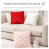 2-PCS Red arrow Romantic Heart-Shaped Tufted Pillow Covers Soft Plush 45x45cm Decorative Cushion Cases for Valentine's Day Living Room Sofa Local Standard Fit