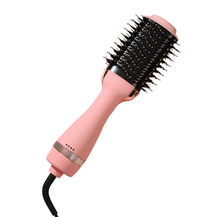Pink 1000W Professional Hot Air Brush with 3-Temperature & 2-Speed Control – Dual Voltage Hair Styler for Smooth, Voluminous Blowouts