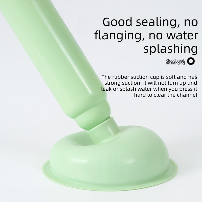 Blue High-Pressure Toilet Plunger with Vacuum Seal – Powerful Drain Unclogger for Toilets, Sinks & Drains (45cm)