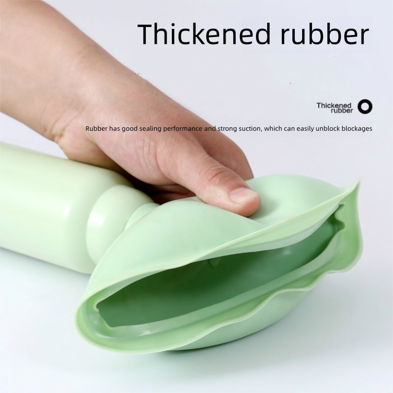 Green High-Pressure Toilet Plunger with Vacuum Seal – Powerful Drain Unclogger for Toilets, Sinks & Drains (45cm)