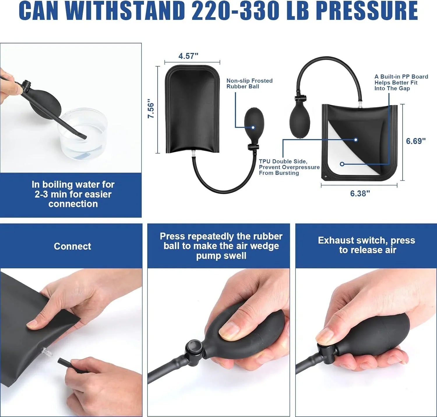 Comprehensive Car Dent Repair and Interior Removal Tool Set with High-Pressure Air Wedge Pumps for Professional Maintenance Efficient Repair Solution for Local Mechanics(L1)