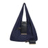 Navy blue Foldable Tote Bag with Built-In Storage Pouch – Compact Reusable Shopping Bag That Packs into Itself, Ideal for Daily Carry and Eco-Friendly Use