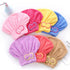 3-Pack Yellow Thickened Coral Fleece Hair Drying Towel Cap – Double-Layered Absorbent Turban with Bow Design for Fast Drying and Gentle Care