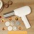White Wireless Handheld Electric Pasta Maker – Rechargeable Dough Extruder with 5 Nozzles for Homemade Noodles, Spaghetti, Fettuccine & Sausage Stuffer, USB-C Charged