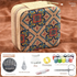 Brown Fantasy Grass Portable Sewing Kit – Compact Travel Set with Needles, Thread, Scissors, Thimble, and Pin Cushion for Home, Dorm, or Emergency Repairs