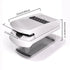 Green Multifunctional Vegetable Slicer – Manual Kitchen Cutter with Adjustable Blades for Slicing, Dicing, Shredding, Garlic Grinding, and Egg White Separation