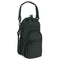 Black Water Bottle Carrier with Drawstring Closure – Adjustable Shoulder Strap, Front Pocket, and Side Storage for Daily Use