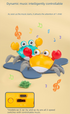 Electric Induction Crawling Crab Baby Toy Battery Operated with Silent Mode Music Off Switch Obstacle Avoidance Tummy Time Gift Sky Green