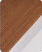 EVA Faux Teak Boat Flooring Border Trim Self Adhesive Marine Decking Strip Non Slip Foam Sheet for Yacht Caravan RV (Light Brown & White, 240cm x 5.7cm)