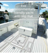 EVA Faux Teak Boat Flooring Sheet Marine Decking Mat Self Adhesive Non Slip Foam for Yacht Caravan & RV (Dark Grey & Black, 240cm x 45cm)