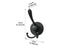 Stainless Steel Vacuum Suction Cup Hook Rack 3-Hook Black Wall Mounted Towel Rail for Bathroom and Kitchen No Drilling Required