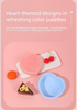 Heart Shaped Silicone Baking Mould - Non-Stick Mousse Cake & Jelly Pan - Easy Release Polished Interior for Valentine's Day Desserts (Green Spring Cyan, 11.5cm)