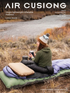 Ultralight TPU Inflatable Camping Mattress 195x70x10cm Portable Press Pump Sleeping Pad Moisture-Proof Outdoor Tent Mat for Hiking Orange