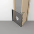 Retractable Pet Safety Gate 130x78cm Paw Print Mesh Dog Barrier Automatic Rebound No Drill Fence for Stairs and Doorways