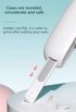 Adjustable Cat Nail Clippers Safety Round Hole Trimmer 1mm-3.5mm Anti-Splash Grooming Tool with File for Kittens & Rabbits Pink