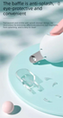 Adjustable Cat Nail Clippers Safety Round Hole Trimmer 1mm-3.5mm Anti-Splash Grooming Tool with File for Kittens & Rabbits Blue