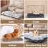 Luxury Long Plush Pet Bed Mat Faux Fur Crate Pad 125x85cm Dark Grey XXXL Soft Warm Cushion for Giant Breeds