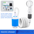 Portable Electric Outdoor Shower Kit Handheld Battery-Powered Shower Head Set for Camping, Dormitories, and Construction Sites