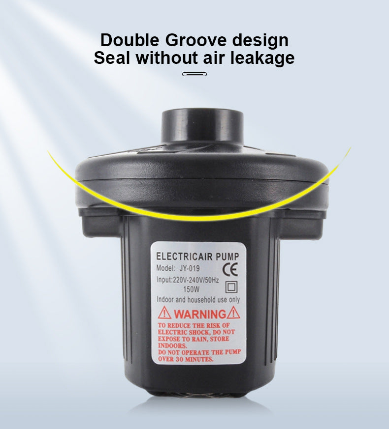 Electric Air Pump AC 220V-240V Portable Quick Inflator Deflator with 3 Nozzles for Air Mattress Pool Floats Vacuum Storage Bags AU Plug