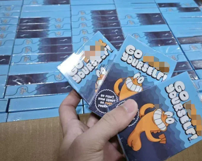 “Go FISH Yourself ”Card Game - Hilarious Adult Party Prank & Gag Gift for Game Nights