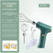 Electric Handheld Egg Whisk and Cream Whipper Set with Egg White Separator J-8 Green Dual-Head Automatic Mixer Kit