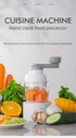 Manual Mini Garlic Chopper & Food Processor 250ml Portable Hand-Crank Mincer for Garlic, Meat, and Baby Food – Matcha Green