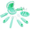 9 Piece Kids Dentist Pretend Play Set - Green Educational Medical Kit with Teeth Model, Toothbrush & Tools - Oral Hygiene Learning Toy for Toddlers & Preschoolers