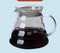 600ml Borosilicate Glass Coffee Server - Heat Resistant "Cloud" Pour Over Carafe with Lid - Large Drip Coffee Sharing Pot for Home & Office (2-4 Cups)